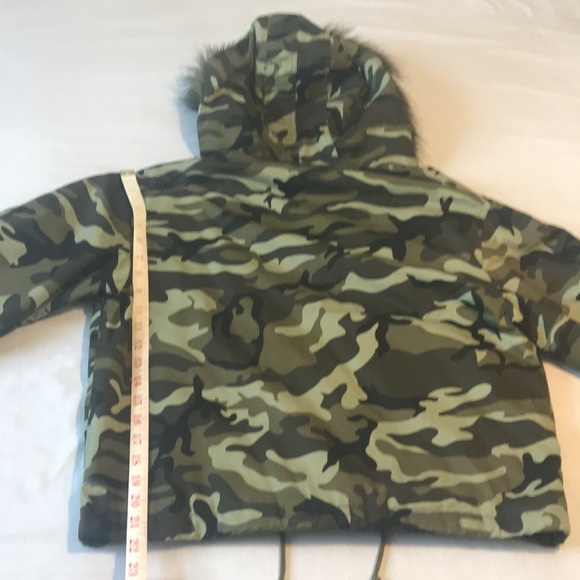 LOVE TREE camouflage greens hooded cotton/ polyester/acrylic lined jacket - Picture 10 of 12